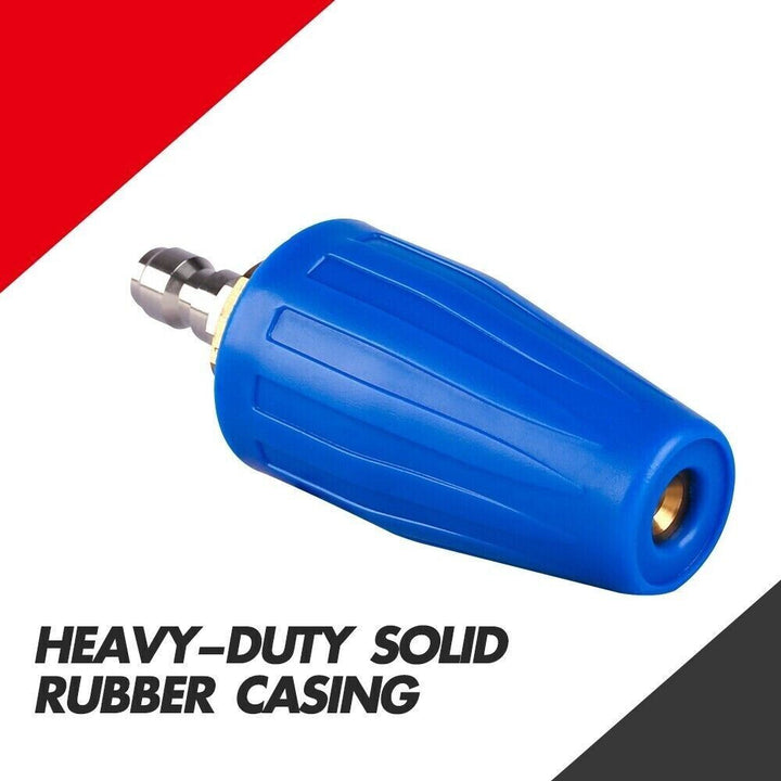X-BULL 4000PSI 1/4" BSP Pressure Washer Turbo Spray Head Nozzle for High Pressure Water Cleaner