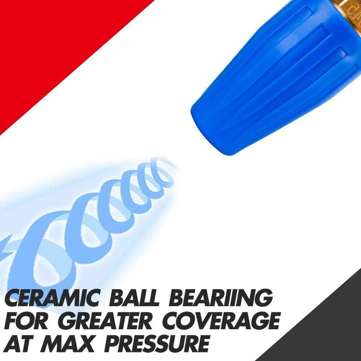 X-BULL 4000PSI 1/4" BSP Pressure Washer Turbo Spray Head Nozzle for High Pressure Water Cleaner