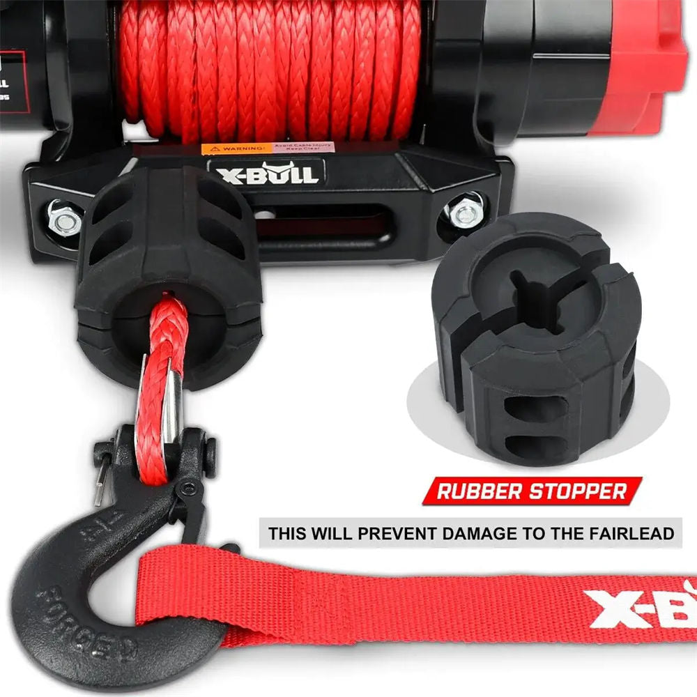 XBULL Electric Winch 6000LBS 12V Synthetic Rope Wireless Remote Boat