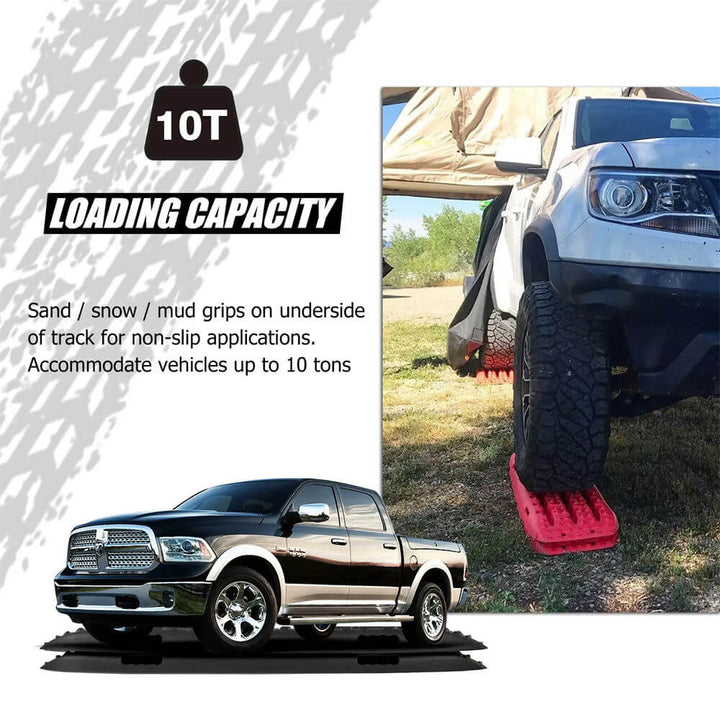X-BULL KIT1 Recovery tracks GEN3.0 Boards Sand 10T 4WD trucks Snow tracks--Black